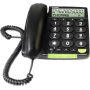 Doro - DORO PhoneEasy 312cs - Telefon mit Schnur mit Rufnummernanzeige - Schwarz (380005)