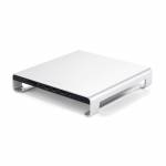 Satechi - Aluminum Monitor Stand Hub for iMac silver