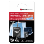 Agfaphoto - MicroSDXC card - UHS-I - 64GB - High Speed C 10 U3 V30 + Adapter (10582A1)