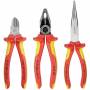 Knipex - Elektro-Paket 3-teilig Kombi-,Flachzange + Seitenschn.