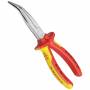 Knipex - Flachrundzange mit Schneide verchromt 200 mm