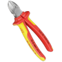 Knipex - KP-7006180, Seitenschneider, Chrom, Chrom-Vanadium-Stahl, Kunststoff, Orange, Ro