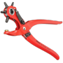 Knipex - Revolverlochzange 9070220 zum Stanzen von Lchern in Leder, Textil- und Kunststoffmaterial - 6 auswechselbare Lochpfeifen: 