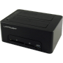 5 Dockingstation Lc-power Usb 3.0 2-bay 2 / 5hdd 3 / ssd + Hub - LC-DOCK-U3-CR HDD docking station CF/SD card r