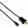 Hama - Hama HDMI/HDMI-micro cable 0,5 m High Speed ethernet 74239