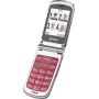 Olympia - 2282 Handy 6,1 cm (2.4 ) 90 g Rot - Silber Einsteigertelefon (2282)
