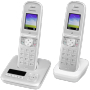 Panasonic - KX-TGH722G - Schnurlostelefon - Anrufbeantworter mit Rufnummernanzeige/Anklopffu