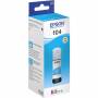 Epson Ecotank 104 -70 Ml -Cyan -Original -Tintenbeh & auml - EcoTank cyan T 104 65 ml T 00P2 [EURO-Version]
