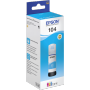 Epson Ecotank 104 -70 Ml -Cyan -Original -Tintenbeh & auml - EcoTank cyan T 104 65 ml T 00P2 [EURO-Version]