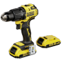 Dewalt - DCD709D2T-QW Akku-Schlagbohrschrauber 18V