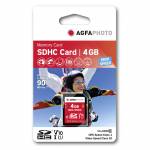 Agfaphoto - SDHC Karte 4GB High Speed Class 10 UHS I U1 V10