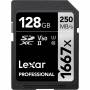 Lexar - Lexar Professional - Flash-Speicherkarte - 128 GB - Video Class V60 / UHS-II U3 / Class10 - 1667x - SDXC UHS-II