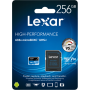 Lexar - Lexar High Performance - Flash-Speicherkarte - 256 GB - A1 / Video Class V30 / UHS-I U3 / Class10 - SDXC UHS-I