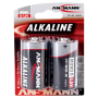 Ansmann - 1x2 Ansmann Alkaline Mono D LR 20 red-line 1514-0000