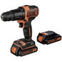 Black & Decker [hardware / electronic] Black+decker Bdchd18kb- - BDCHD18KB-QW Akku-Schlagbohrschrauber