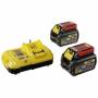 Dewalt - Akku Starterkit DCB118T2, Ladegert