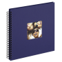 Walther - Fun Blau Spiral 30x30 50 Schwarze Seiten Sa110l