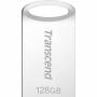  "Transcend-JetFlash 710 - USB-Flash-Laufwerk - 128 GB - USB 3.1 Gen 1 - Silber-Transcend-Hardware/Electronic"