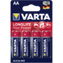 Pile Alcaline - Cf4 Longlife Max Power Rossa Aa