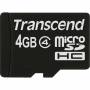 Transcend - microSDHC 4GB Class 4