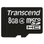 Transcend - microSDHC 8GB Class 4