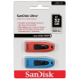 Sandisk - SanDisk Ultra - USB-Flash-Laufwerk - 32GB - USB3.0 (Packung mit 2) (SDCZ48-032G-G462)