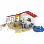 Schleich - Farm World 42502 Tierarzt-Praxis mit Haustieren