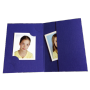 Daiber - 1x100 Daiber Passbildmappen blau fr 3 Bildformate