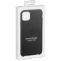 Apple - - Case fr Mobiltelefon - Leder, bearbeitetes Aluminium - Schwarz - fr iPhone 11 Pro Max (MX0E2ZM/A)