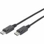 Digitus - Digitus Display connect. cable 2m St/St locked Ultra HD 4K