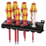 Wera - Kraftform Plus - Serie 100 VDE 160 i/165 i - Schraubendrehersatz - 7 Stcke - in Ablagekasten (05006148001)