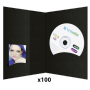  "Daiber-1x100 Daiber Passbildmappen m. CD-Rom-Fach bis 10x15 schwarz-Daiber-Hardware/Electronic"
