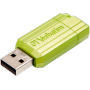 Verbatim - Verbatim Store 'n' Go Pin Stripe USB Drive - USB-Flash-Laufwerk - 32 GB - USB 2.0 - Eucalyptus Green