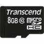 Transcend - microSDHC 8GB Class 10 + SD-Adapter