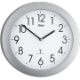 Mebus - 52451 Funk-Wanduhr silber