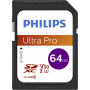 Philips - Philips Ultra Pro FM64SD65B - Flash-Speicherkarte - 64GB - Video Class V30 / UHS-I U3 / Class10 - SDXC UHS-I (FM64SD65B/00)