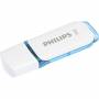 Philips - USB 2.0 16GB Snow Edition Ocean Blue