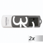 Philips - USB 3.0 2-Pack 32GB Vivid Edition Shadow Grey