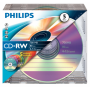 Philips - 1x5 Philips CD-RW 80Min 700MB 4-12x SL Colour