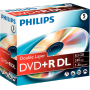 Philips - 1x5 Philips DVD+R 8,5GB DL 8x JC