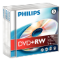 Philips - 1x5 Philips DVD+RW 4,7GB 4x JC