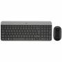 Logitech - Wireless Keyboard+Mouse MK470 black retail [DE-Version, German Keyboard]