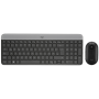 Logitech - Wireless Keyboard+Mouse MK470 black retail [DE-Version, German Keyboard]