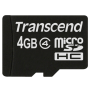 Transcend - Flash-Speicherkarte (microSDHC/SD-Adapter inbegriffen)