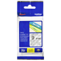 Broth. P - Schriftbandkassette Brother 9mm farblos/schwarz TZE121