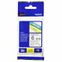 Brother - Schriftbandkassette Brother 6mm Wei/schwarz Tze211