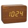 Tfa-dostmann - 60.2549.08 CLOCCO Funkwecker Holz-Optik braun