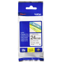 Broth. P - Schriftbandkassette Brother 24mm wei/schwarz TZE251
