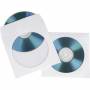 Hama - 1x100 Hama CD/DVD Papierhllen weiss SK 51174