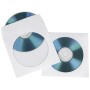 Hama - 1x100 Hama CD/DVD Papierhllen weiss SK 51174